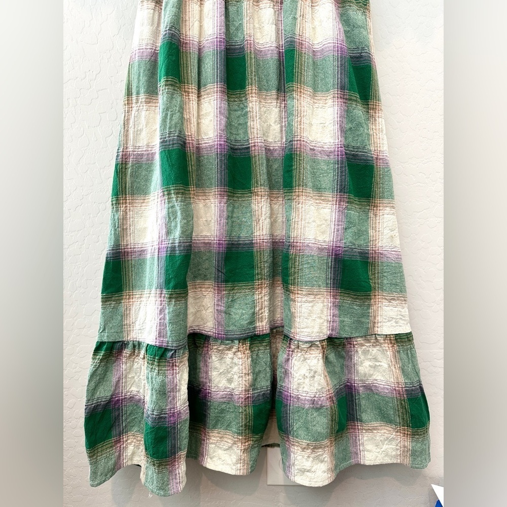 Roolee Multicolor Plaid Midi Dress - Picture 6 of 10